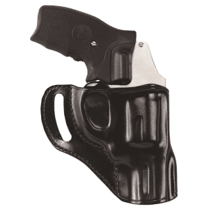 Galco Hornet Black Leather Molded Revolver Belt Holster for Ruger SP101 HT118B
