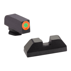 AmeriGlo Protector Sight Set for Glock Green Tritium Front