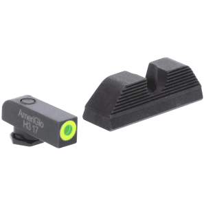 AmeriGlo Protector Glock Sight Set Green Tritium Front Black Rear