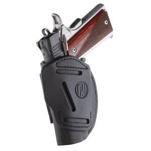 1791 Gunleather 4-way Right Hand 1911 3-4 Leather Pistol Holster 4WH1SBLR