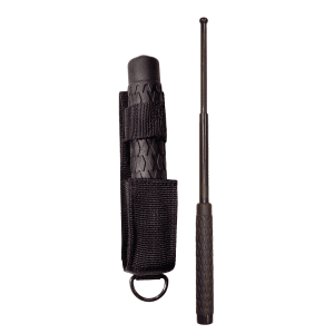 PSP Expandable Baton repels attacker Black Steel