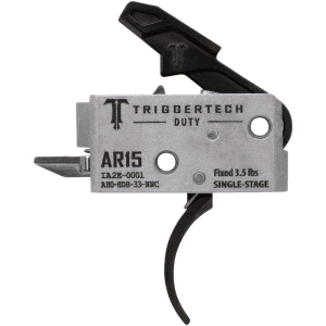 TriggerTech Duty AR15 Single-Stage Curved Trigger 3.5 lbs
