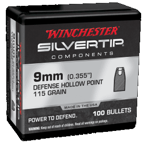 Winchester 9mm 115gr Silvertip Hollow Point Ammo