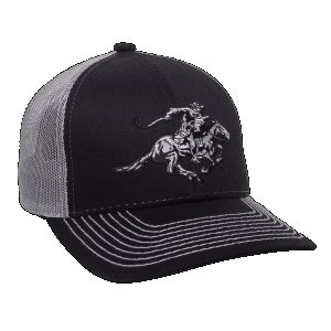 Outdoor Cap Snapback Winchester Trucker Hat  Adjustable (Black/White)