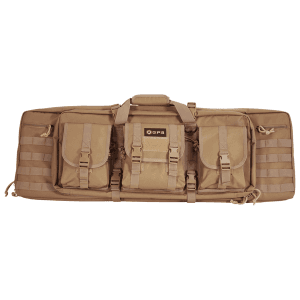 GPS Bags Lockable 600D Polyester Double Rifle Gun Case DRC36FDE
