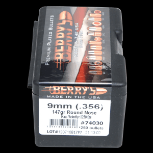 Berrys Superior 9mm 147 Gr Round Nose