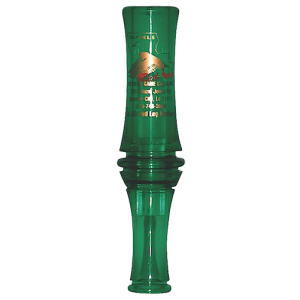 Haydel's Game Calls Double Reed Red Leg Mallard Call (Green)