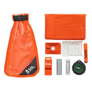 SOL Scout Waterproof Survival Kit Orange