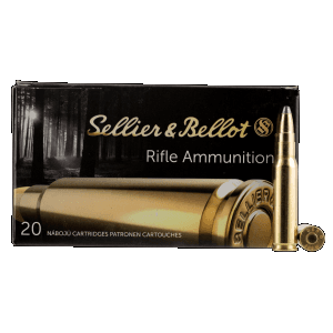 Sellier & Bellot Rifle 308 Winchester 180 Gr Soft Point Cut Through Edge (Box)
