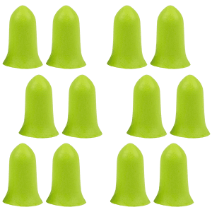 Allen ULTRX Lime Green Foam Ear Plugs 32 dB 6 Pair