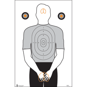 Action Target Politically Incorrect Silhouette Paper Targets 23x35  100 Count (Black/White)
