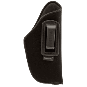 Bulldog Cases Deluxe Pants Holster  Right Hand  Fits Standard Autos (Black)