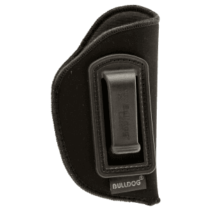 Bulldog Cases Deluxe Pants Holster  Right Hand  Fits Mini-Autos (Black)