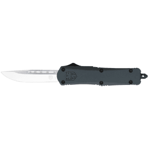 CobraTec FS3 Medium D2 Steel Blade Gray Aluminum Handle Knife
