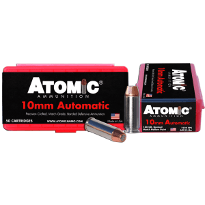 Atomic Pistol 10mm 180 Grain Bonded Match Hollow Point 00432 (Box)