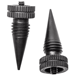 AccuTac Aluminum Spikes for LR10 Bipod with Screw-On Design