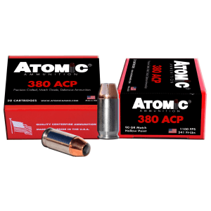 Atomic Pistol 380 ACP 90 Grain Hollow Point 00453 (Box)