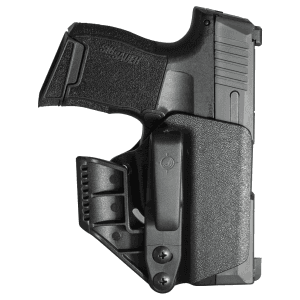 Mission First Tactical Minimalist Ambidextrous Belt Clip Holster for Sig P365 (Black Polymer)