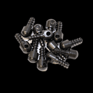GrovTec US Black Wood Screw Swivel Studs 12-Pack 0.5 Inch