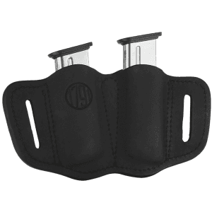 Stealth Black Double Mag Holder for Single Stack Mags