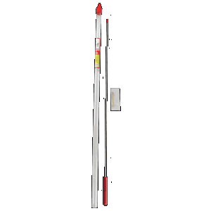 ProShot 1PS262226 MicroPolished Cleaning Rod .22  .26 Cal 26 Short Rifle 832 Thread 26 Working Length Stainless Steel
