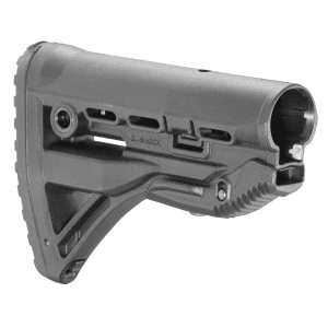 FAB Defense FXGLSHOCK GLShock Buttstock for M16 M4 wAntiRattle Mechanism Black Polymer