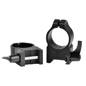 Warne 1'' High (1.025'') Qd Rings  Black