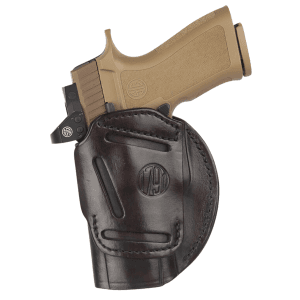 1791 Gunleather 4-way Signature Brown Leather Ambidextrous 06 Belt Clip 4WH6SBRR