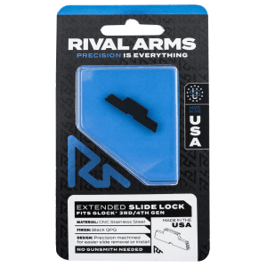 Rival Arms Stainless Steel Slide Lock for Glock Gen 3/4
